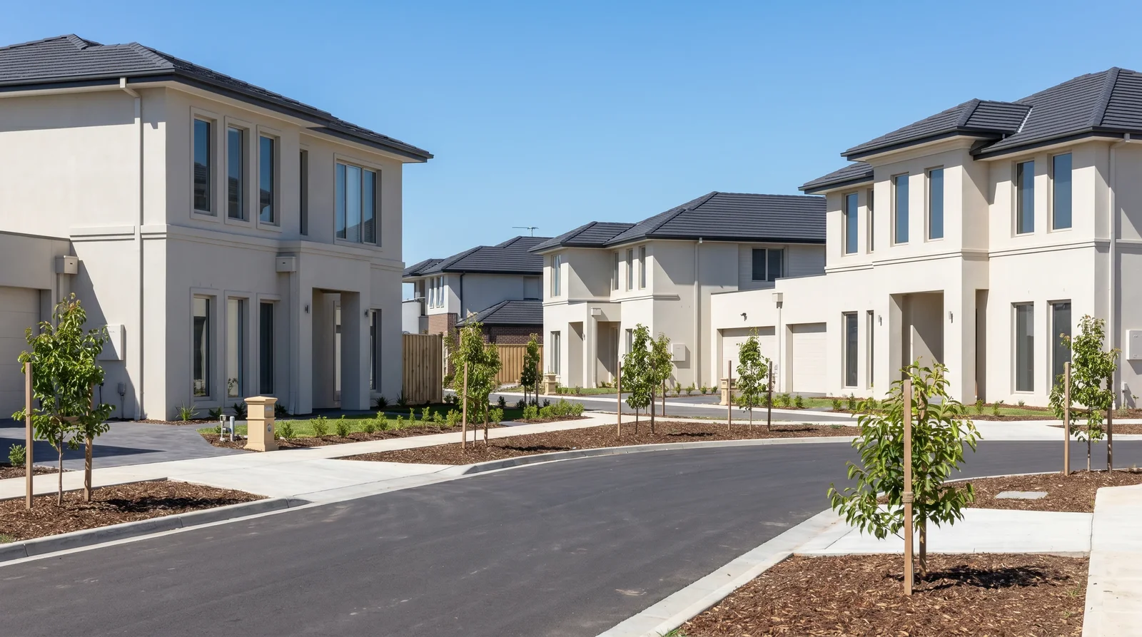A street scene in Keysborough, Melbourne south-east